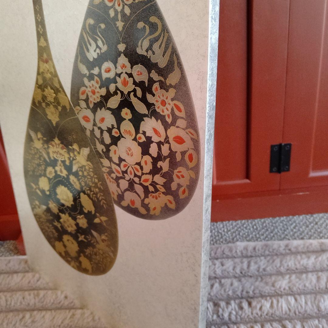 【希少】薩摩琵琶　筑前琵琶　高級　金細工　銀細工　伝統　日本　文化　楽器　壁掛け