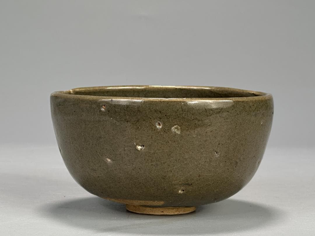 茶道具　青磁茶碗　時代茶碗　抹茶碗