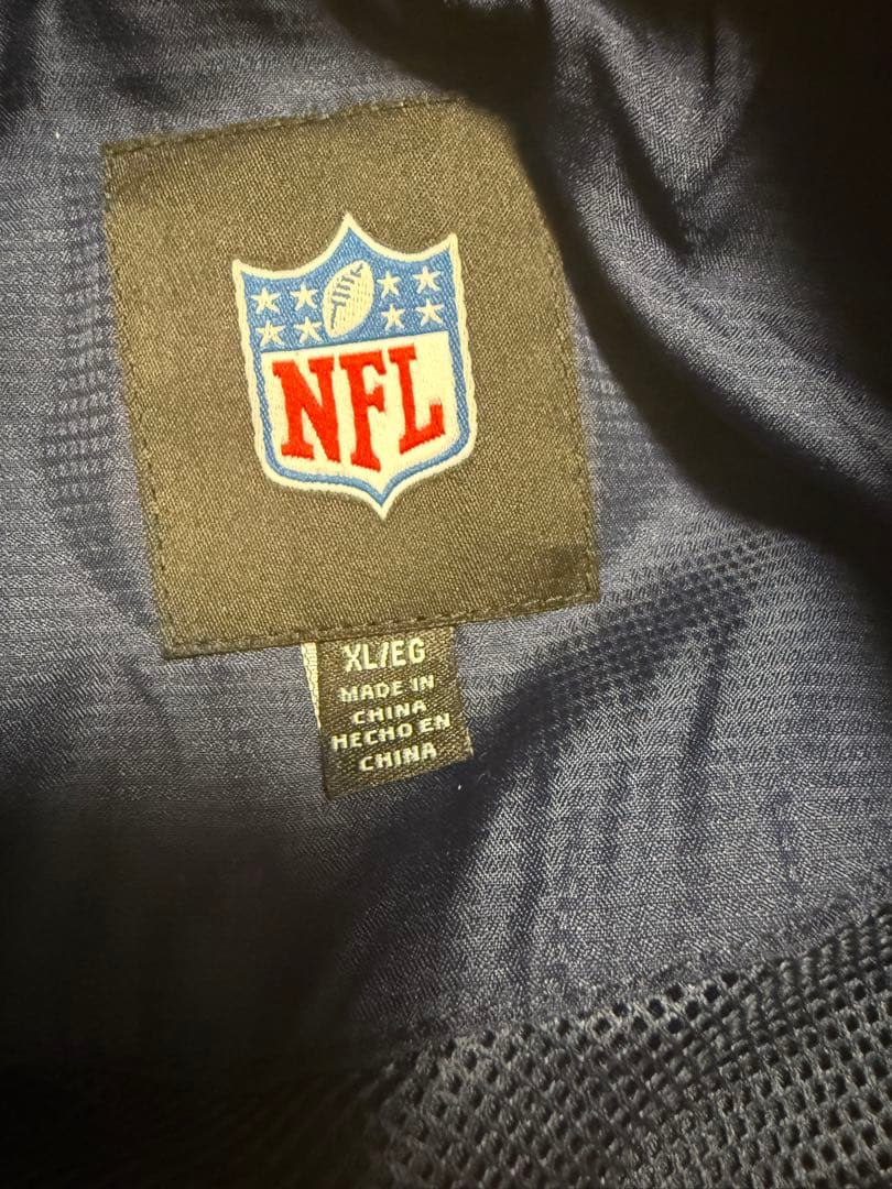 NFLロサンゼルスラムズウィンドブレーカー古着ストリートナイロンジャケット90s