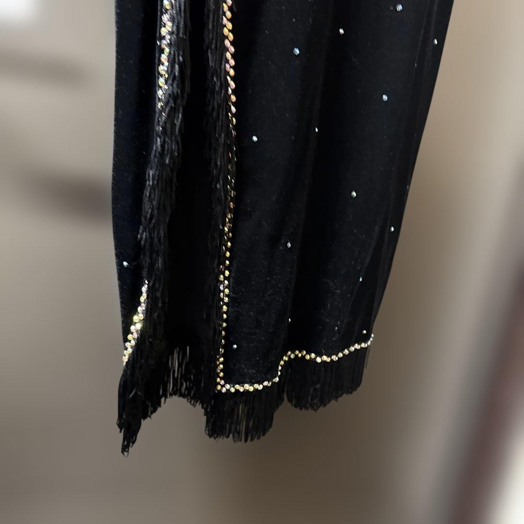 【サイズ不明】社交ダンス　ドレス　パーティ　黒