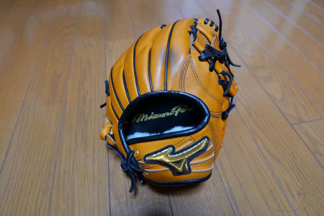 Mizuno Pro 　ミズノプロ　軟式グローブ オレンジ　内野手用　オーダー