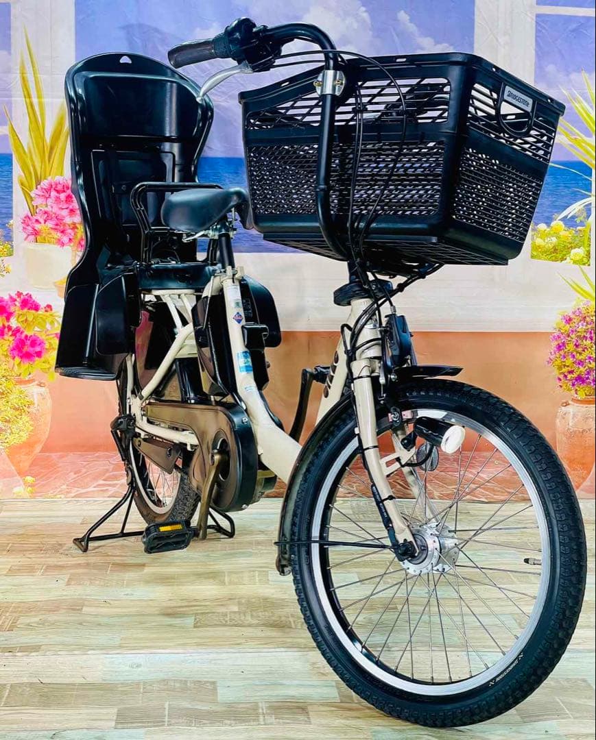超人気！BIKKE ビッケ13AH！⭐️ブリヂストン子供乗せ電動自転車Y3263