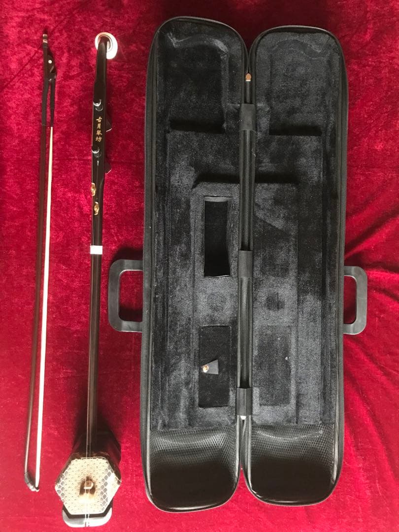 格安・二胡★上級紅木★錦蛇皮★古月琴坊★十年保証★必需品揃い★100％評価