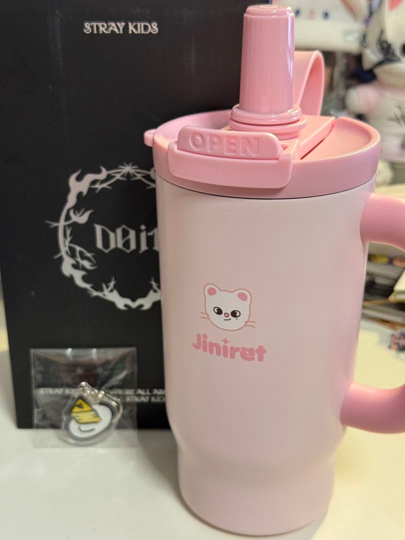 straykids ヒョンジン DOIT yizhiyu ポップアップ保温マグ②