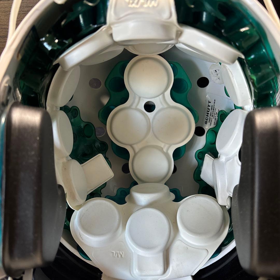 Schutt“AIR XP“Lサイズ UAスモークアイシールド付フル装備