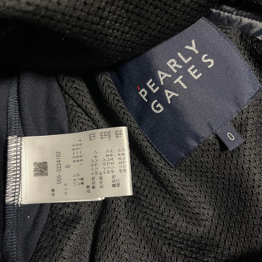 パーリーゲイツ　マイクロファイバー　ナイロンコート　保温性　フードあり