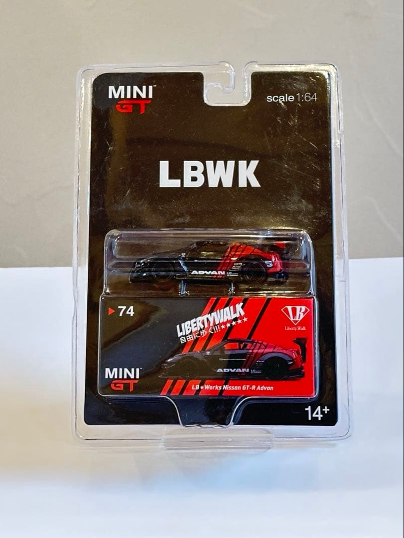 ミニカー MINI GT LBWK GT-R ADVAN