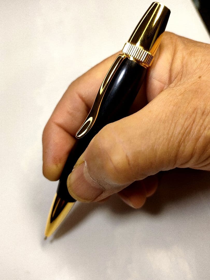 幻の銘木【青黒檀】パトリオットボールペン