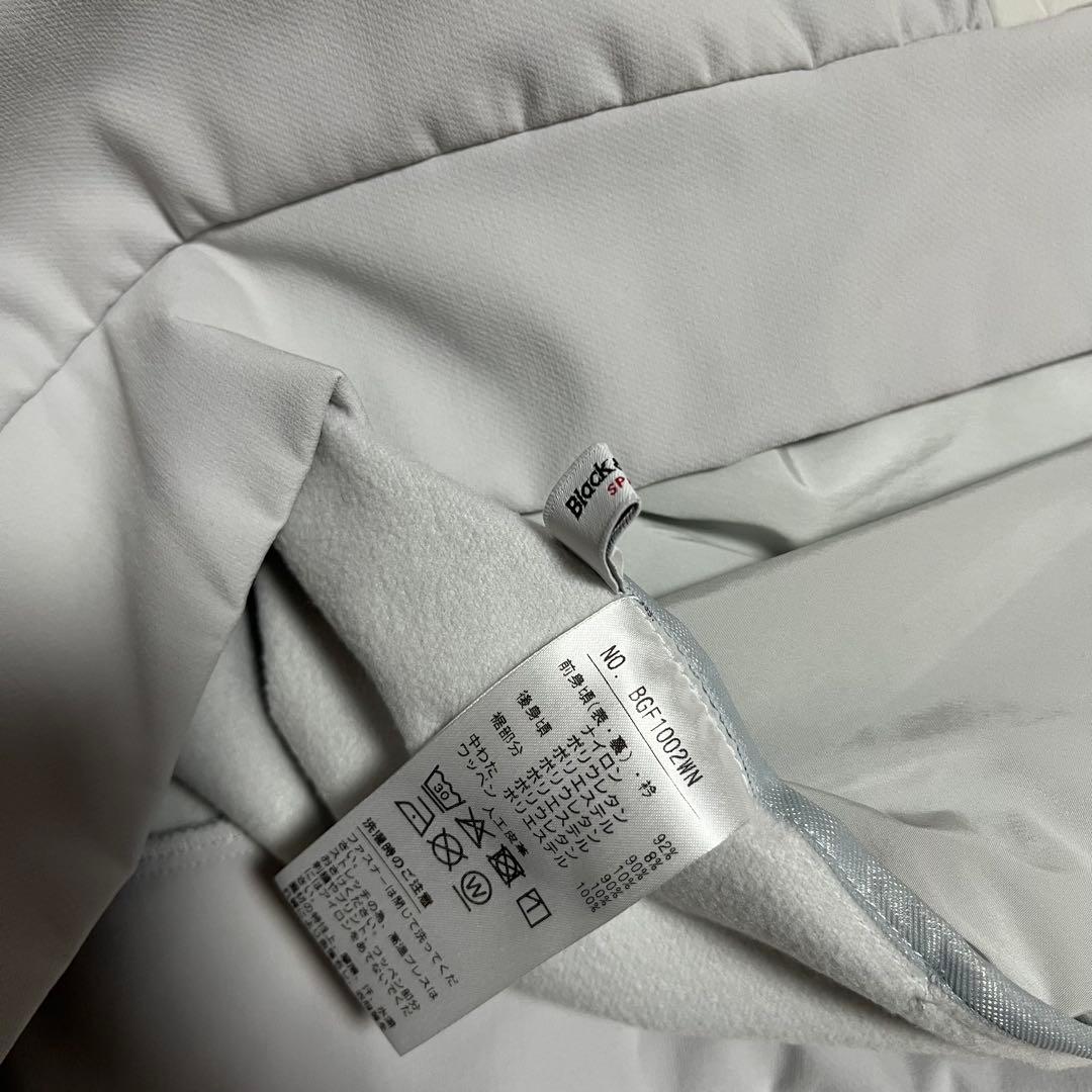 現行 ブラック＆ホワイト Black&white ゴルフ ダウンベスト ホワイト