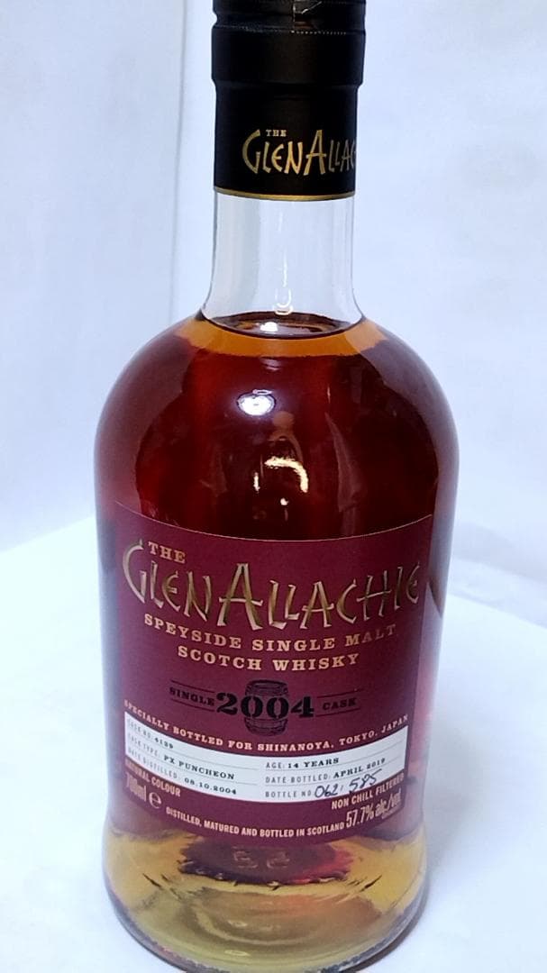 グレンアラヒーPXシェリーパンチョン14年2004-2019カスクストレングス