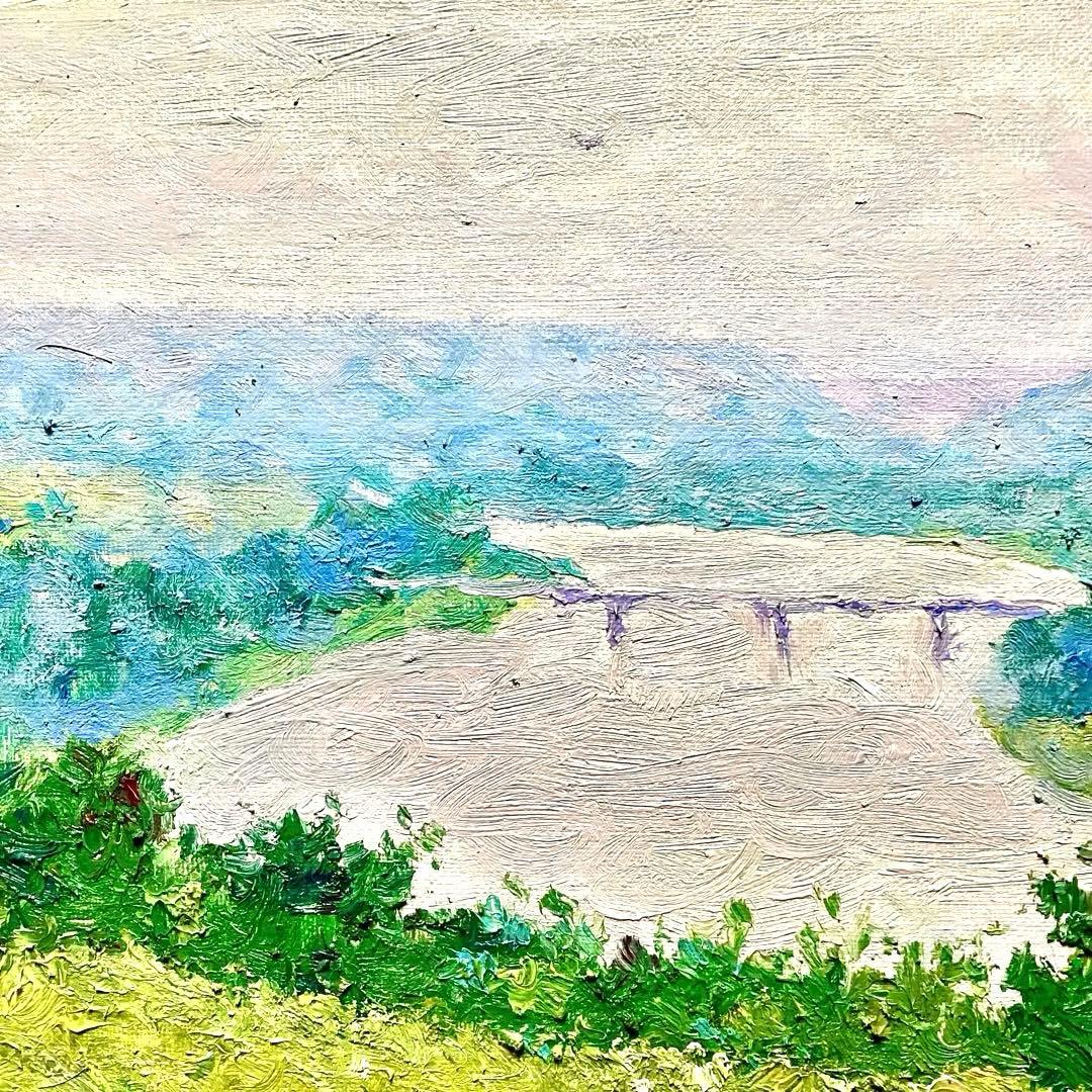 M6 額なし▪️油彩画　原画▪️ヨーロッパ画家ヴィタリエ・ズブコ　「 故郷 」