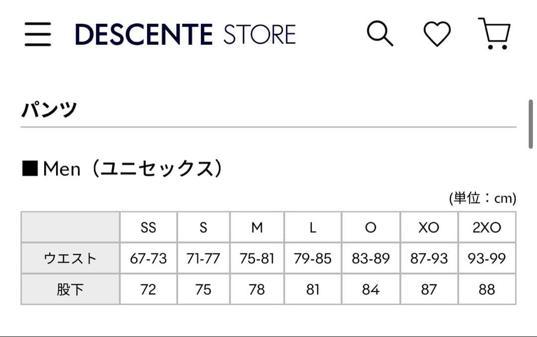 DESCENTE move sport メンズスキーパンツ　黒　 XOサイズ