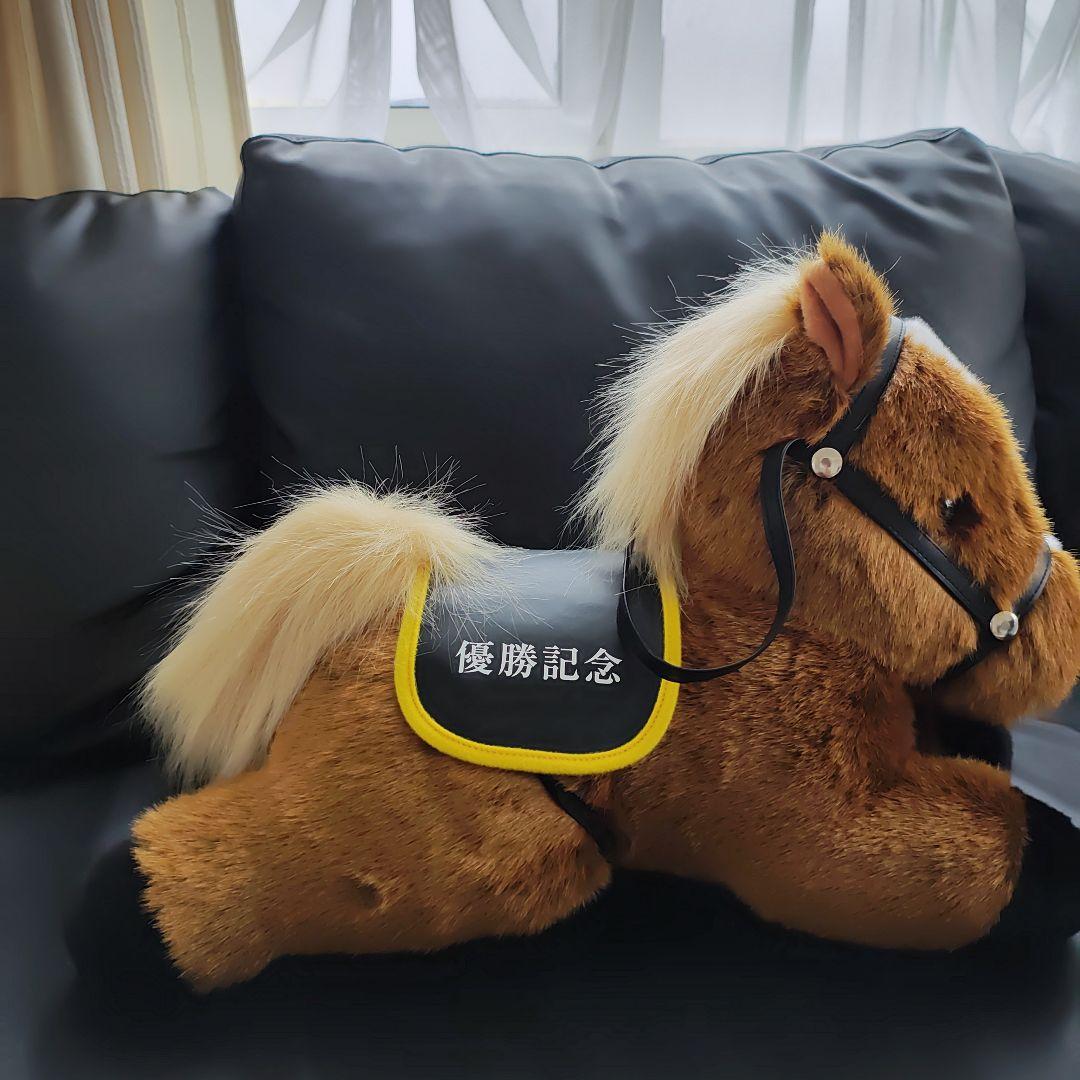 【非売品】JRA競走馬「特大ぬいぐるみ」競馬グッズ 優勝記念/ ウマ娘 中央競馬