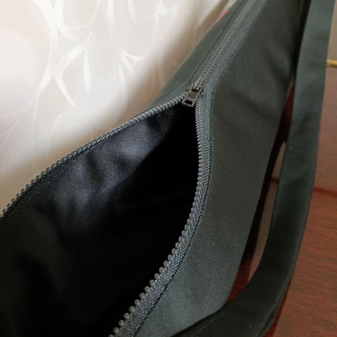 フルートケース ブラック 花刺繍　帯　C管用　C-BK30C