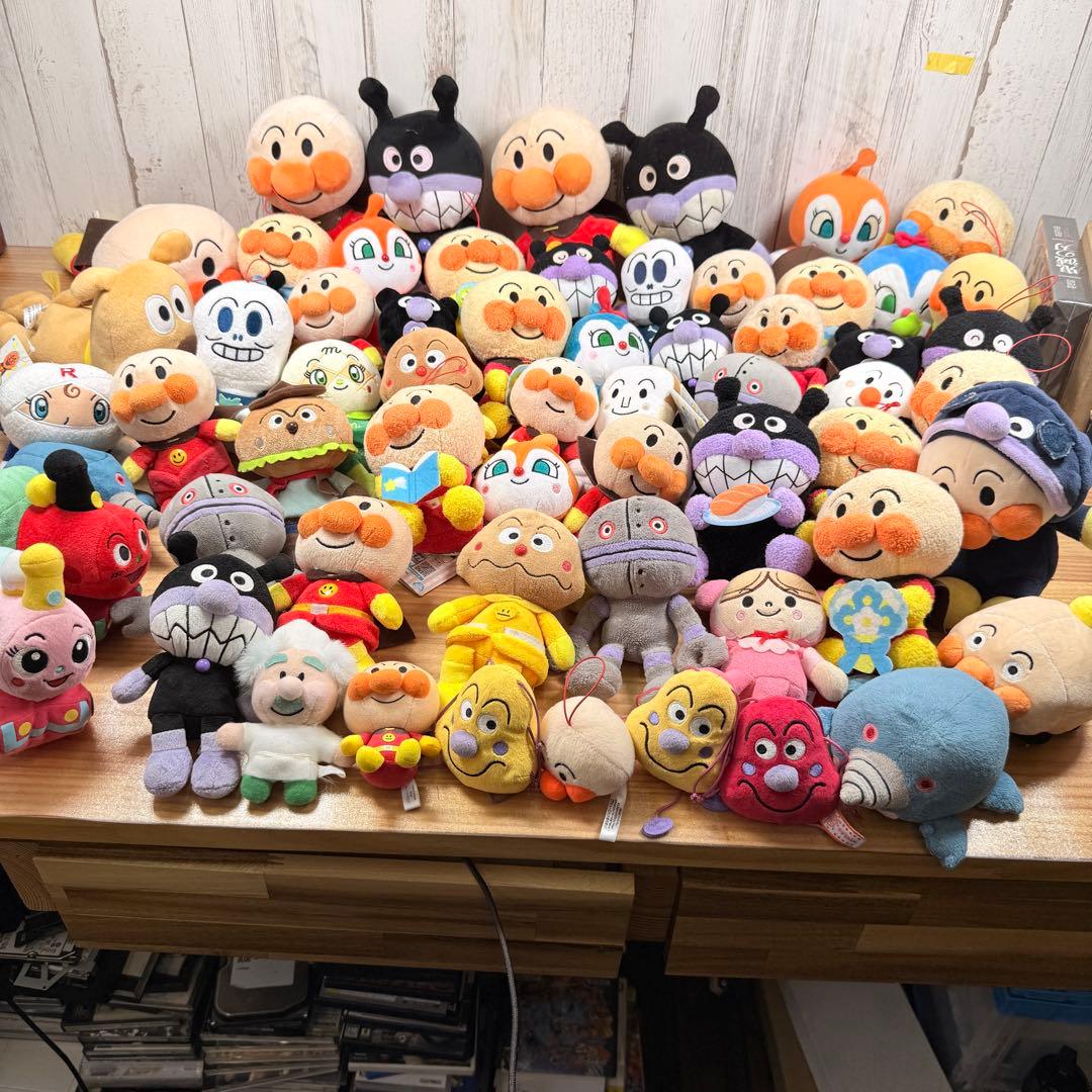 アンパンマン キャラクター ぬいぐるみ 大量 セット 50体以上！