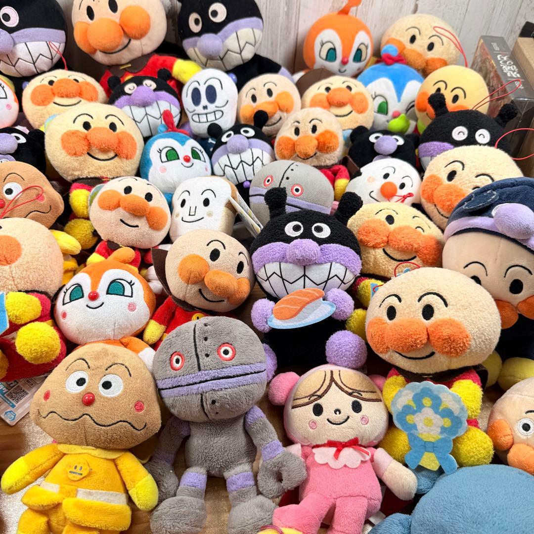 アンパンマン キャラクター ぬいぐるみ 大量 セット 50体以上！