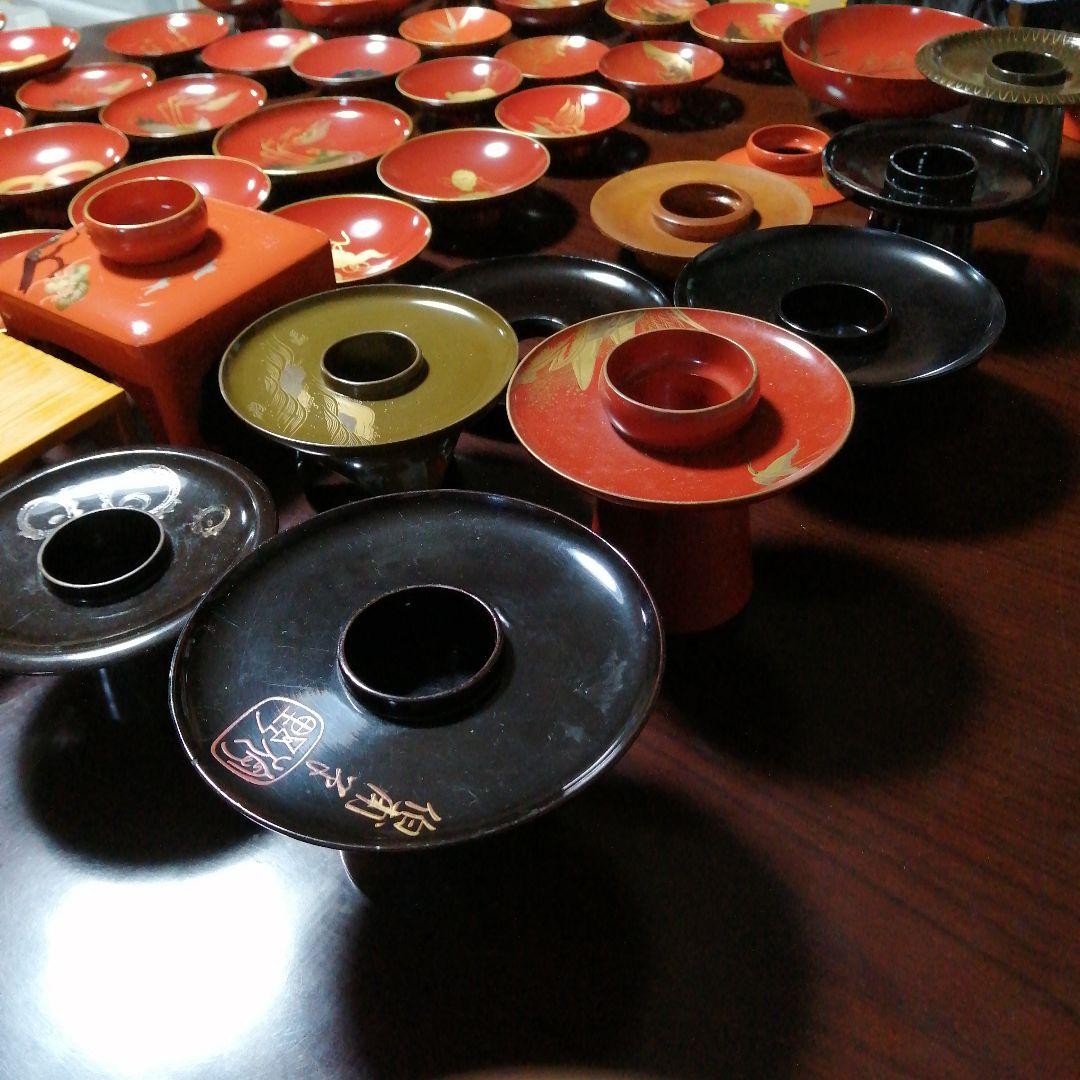 漆器　盃　杯台　50個まとめ売り