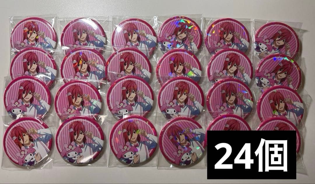 ブルーロック サンリオ 千切豹馬 マイメロ ホログラム缶バッジ