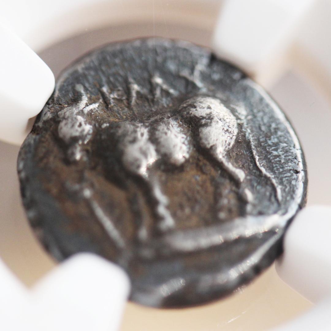 ビテュニア カルケドン【Ch VF NGC】　雄牛　ドラクマ銀貨　ビシニア