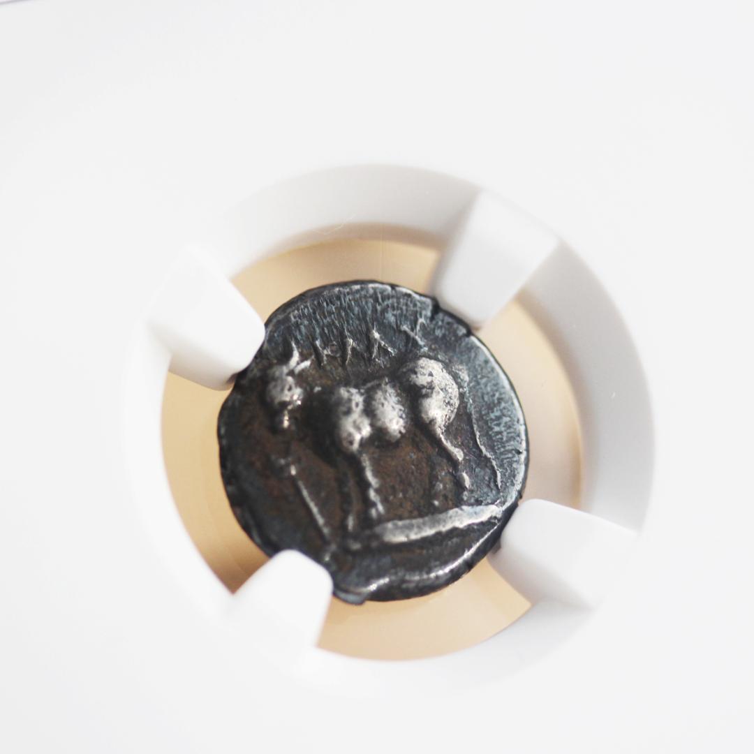 ビテュニア カルケドン【Ch VF NGC】　雄牛　ドラクマ銀貨　ビシニア