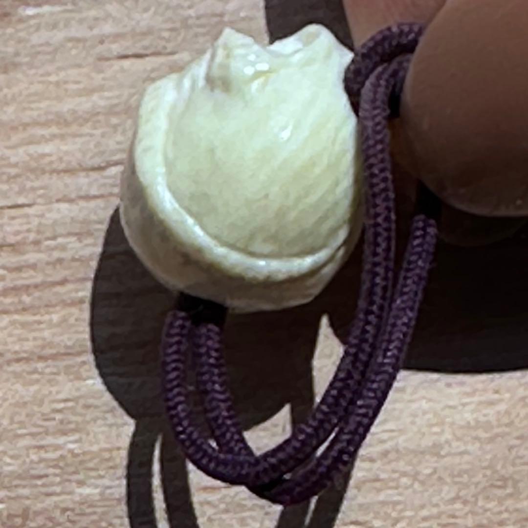 丸鼠　根付け　提げもの　正昭　在銘