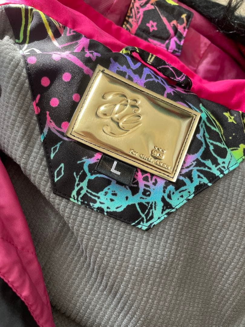 カラフル グラフィック ジャケット 女性用