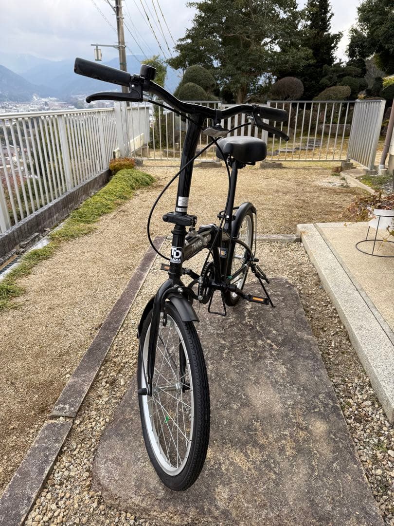 TRANSPORT 折りたたみ自転車 黒