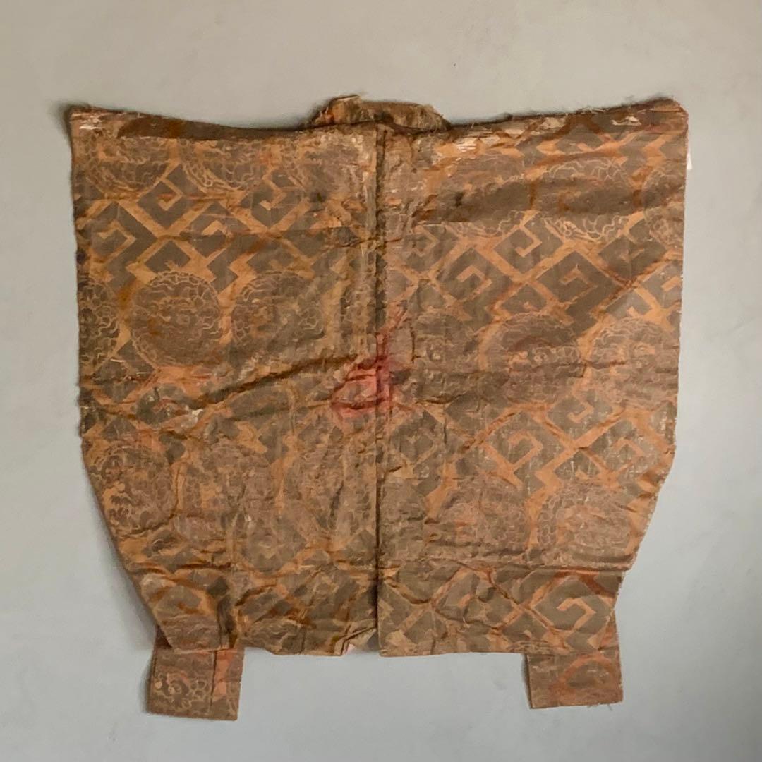 龍丸文 銀襴 古裂 肩衣 古美術 金襴 古道具 アンティーク