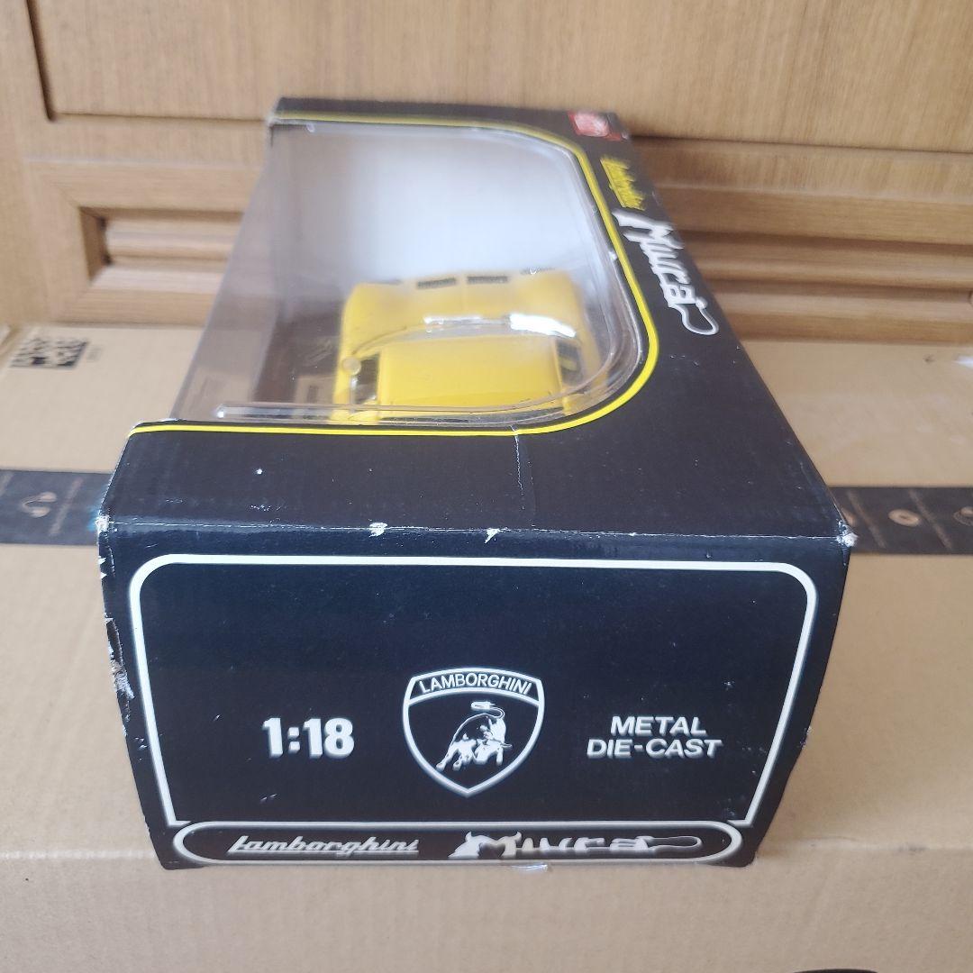 アンソン ランボルギーニ・ミウラ 1/18 ミニカー 絶版品