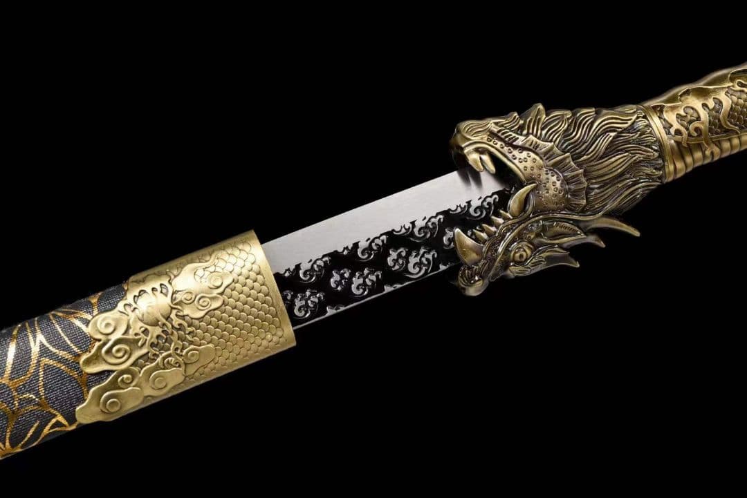 『赤龍』20230380 古兵器 武具　刀装具　日本刀　模造刀 居合刀 長尺