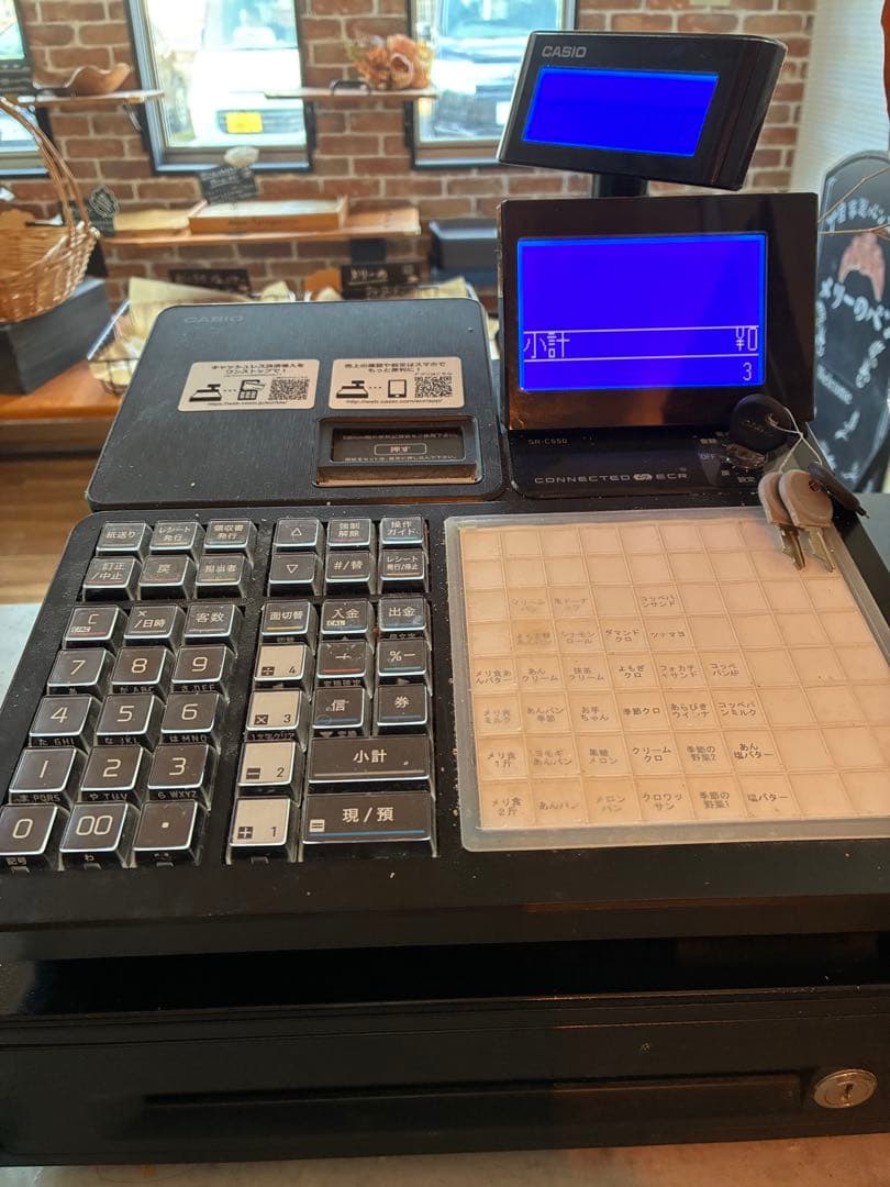 CASIO レジスター デュアルディスプレイ