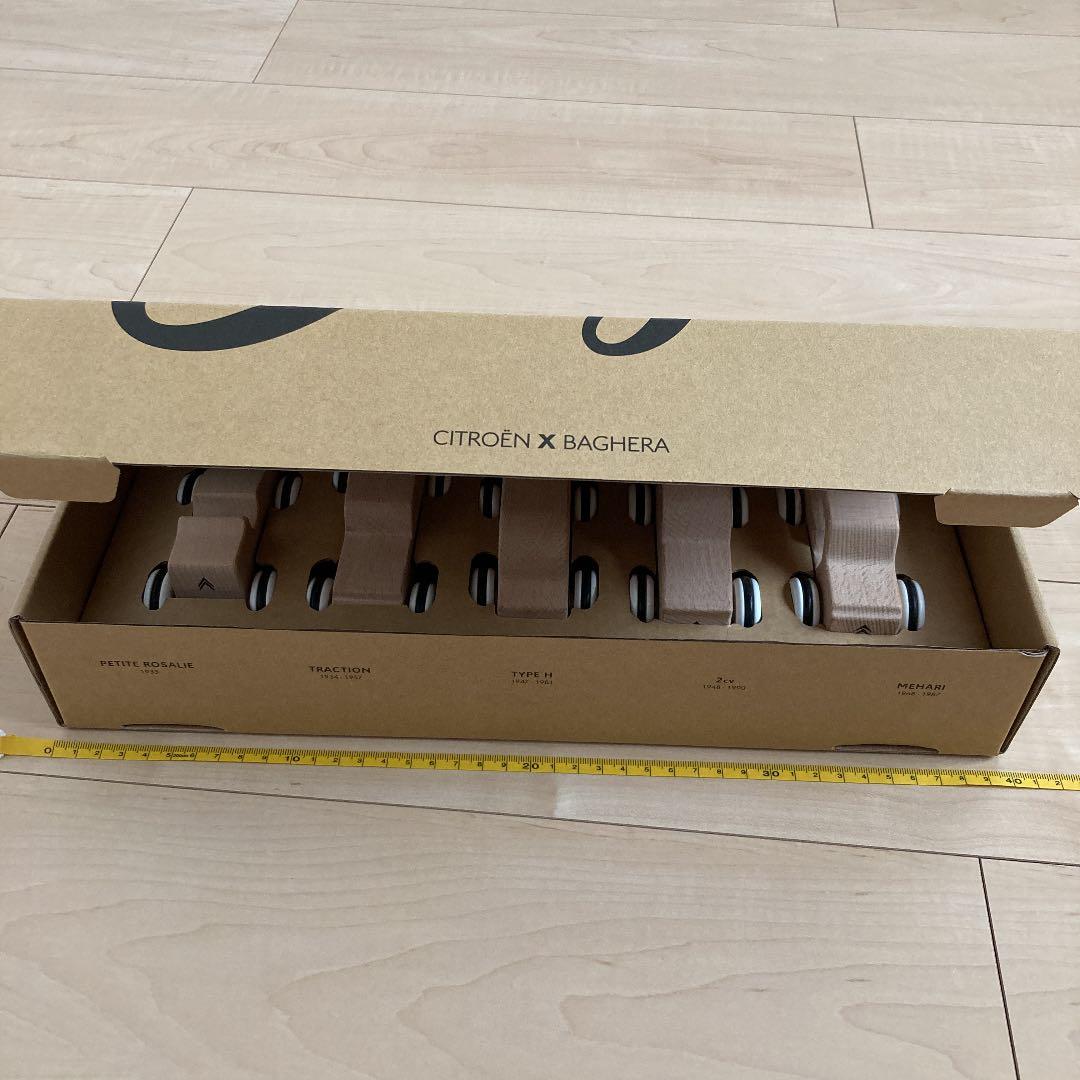 【未使用】Baghera バゲーラ×シトロエン オリジンズ 木製ミニカー 5台入