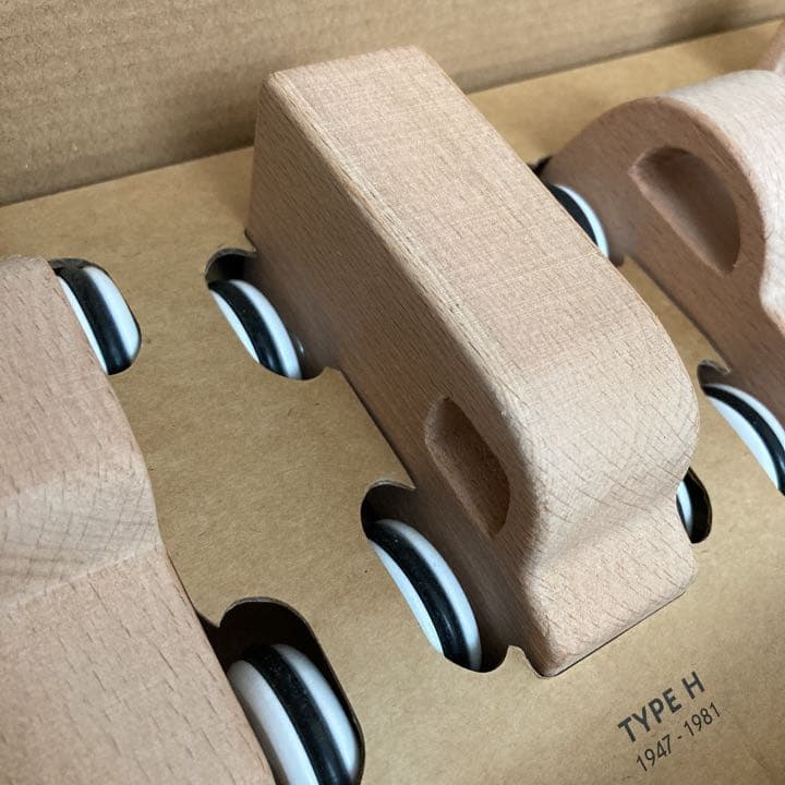 【未使用】Baghera バゲーラ×シトロエン オリジンズ 木製ミニカー 5台入