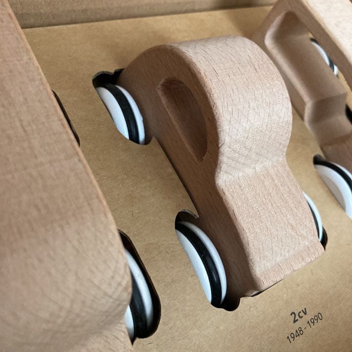 【未使用】Baghera バゲーラ×シトロエン オリジンズ 木製ミニカー 5台入