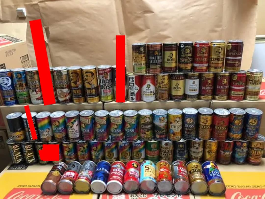 ■歴代サントリーBOSS（空缶）