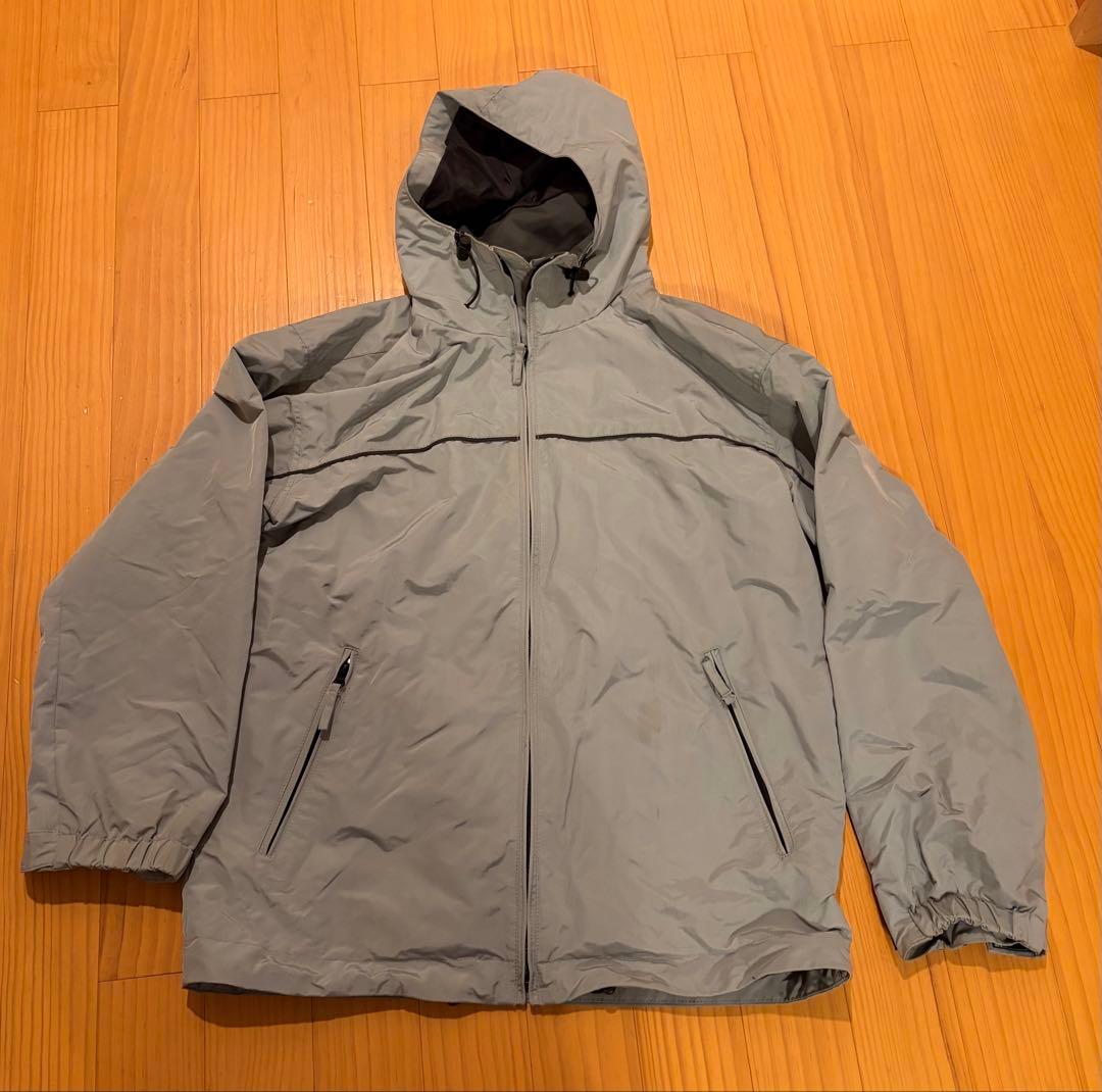 【2回使用/中古】スキーウェア スノーボード用ウェアセット（グレー/ブラック）