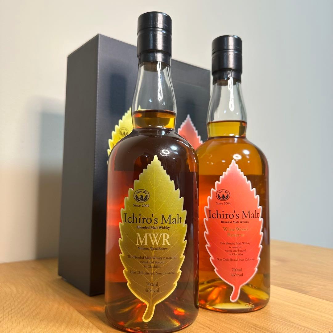【ゲリラ値下げ】イチローズモルト　リーフシリーズ2種セット　箱付き