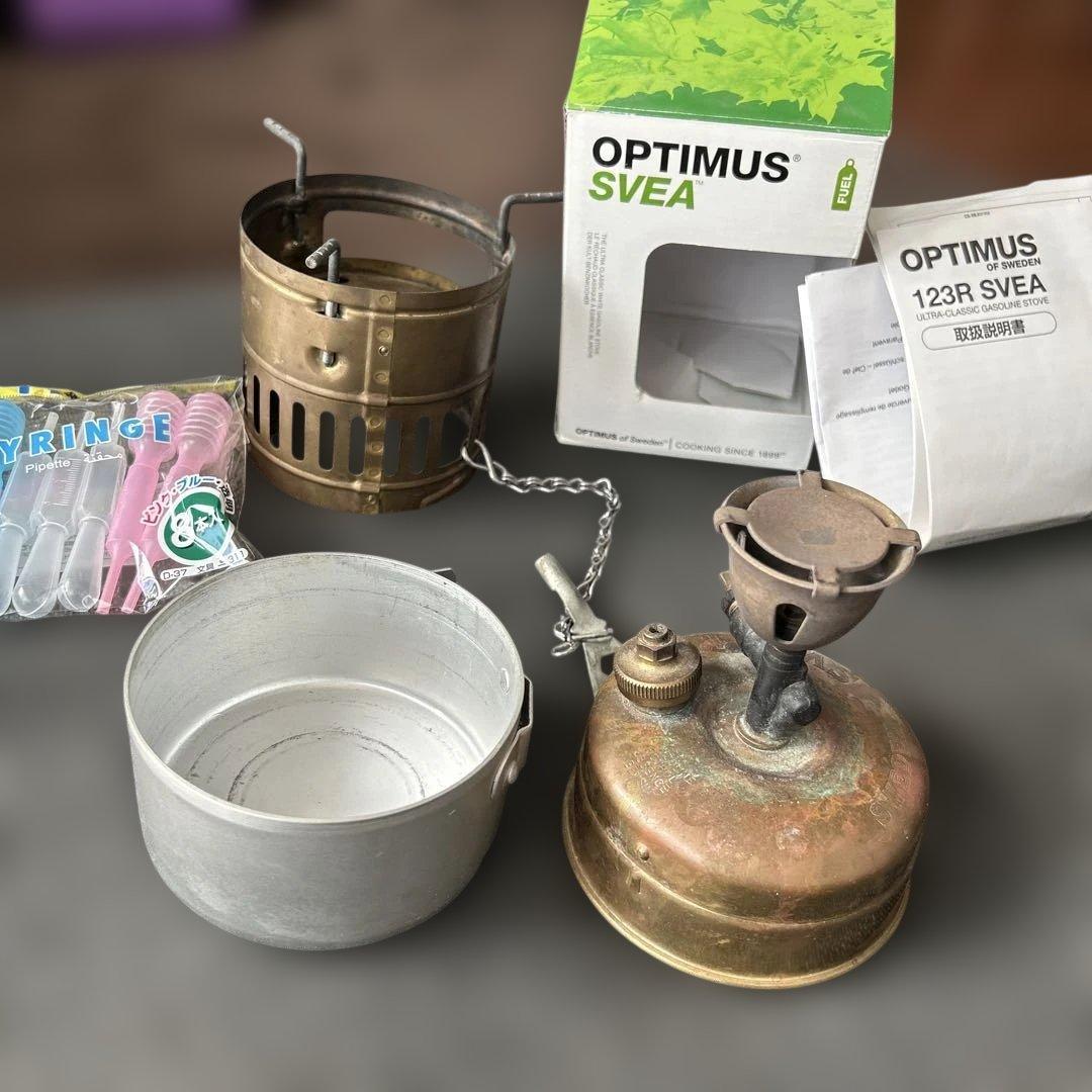 中古OPTIMUS SVEA 123r シングルバーナー