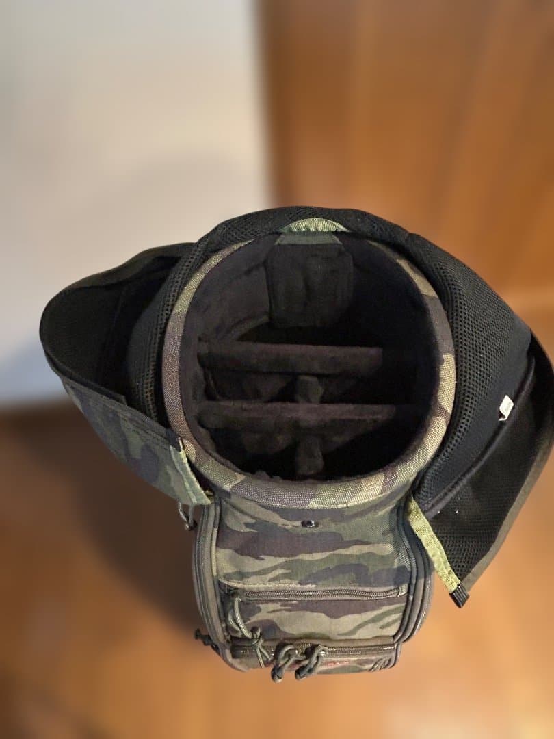 ブリーフィング　キャディバッグ　CR-8 グリーン　　カモフラージュ柄