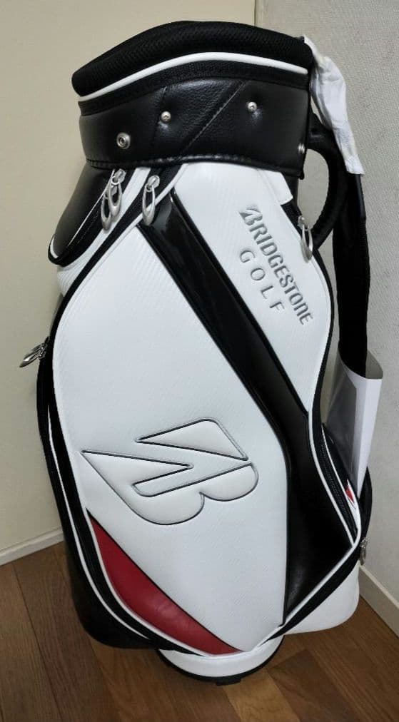 【新品】ブリヂストン キャディバッグ　ホワイト BRIDGESTONE