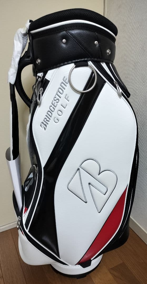 【新品】ブリヂストン キャディバッグ　ホワイト BRIDGESTONE
