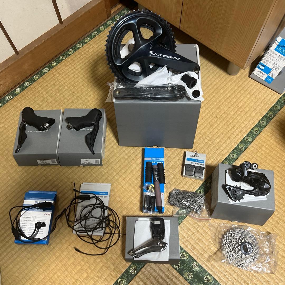 R8070アルテグラDi2セット＆4iiii片側パワーメーター（ブレーキ類無し）