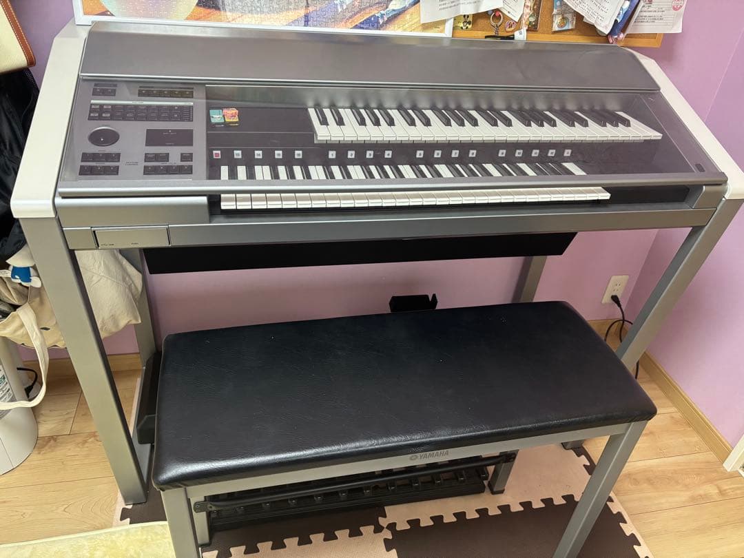 YAMAHAELS-02エレクトーン椅子付（ボリューム用補助・補助ペダル鍵盤）