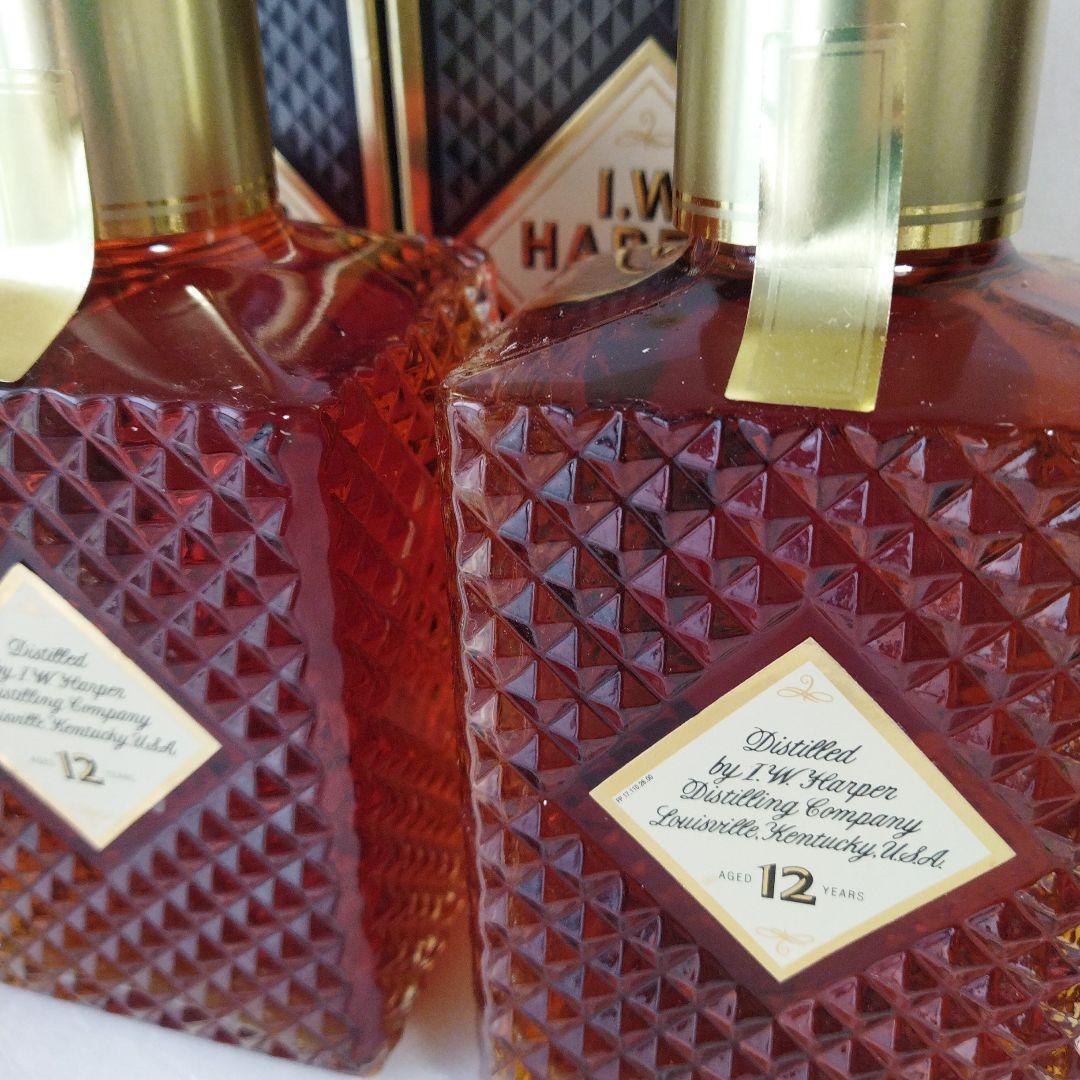 【未開栓】箱入り　2本　ハーパー　古酒　I.W.ハーパー 12年　HARPER