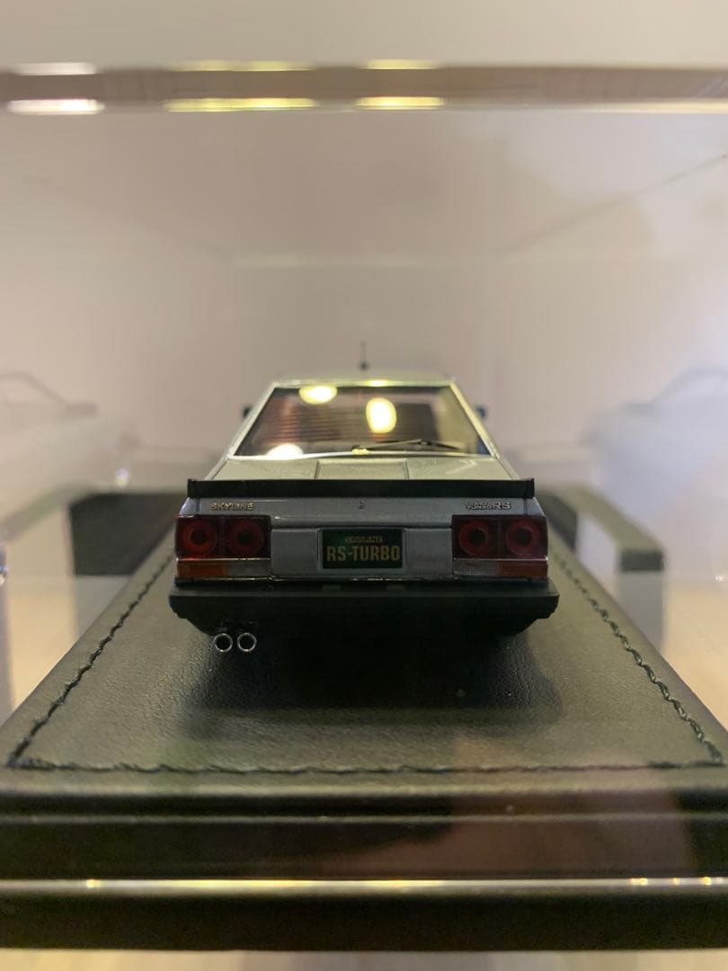 紅あづまIG 1/43 スカイライン　RSターボ　R30 シルバー