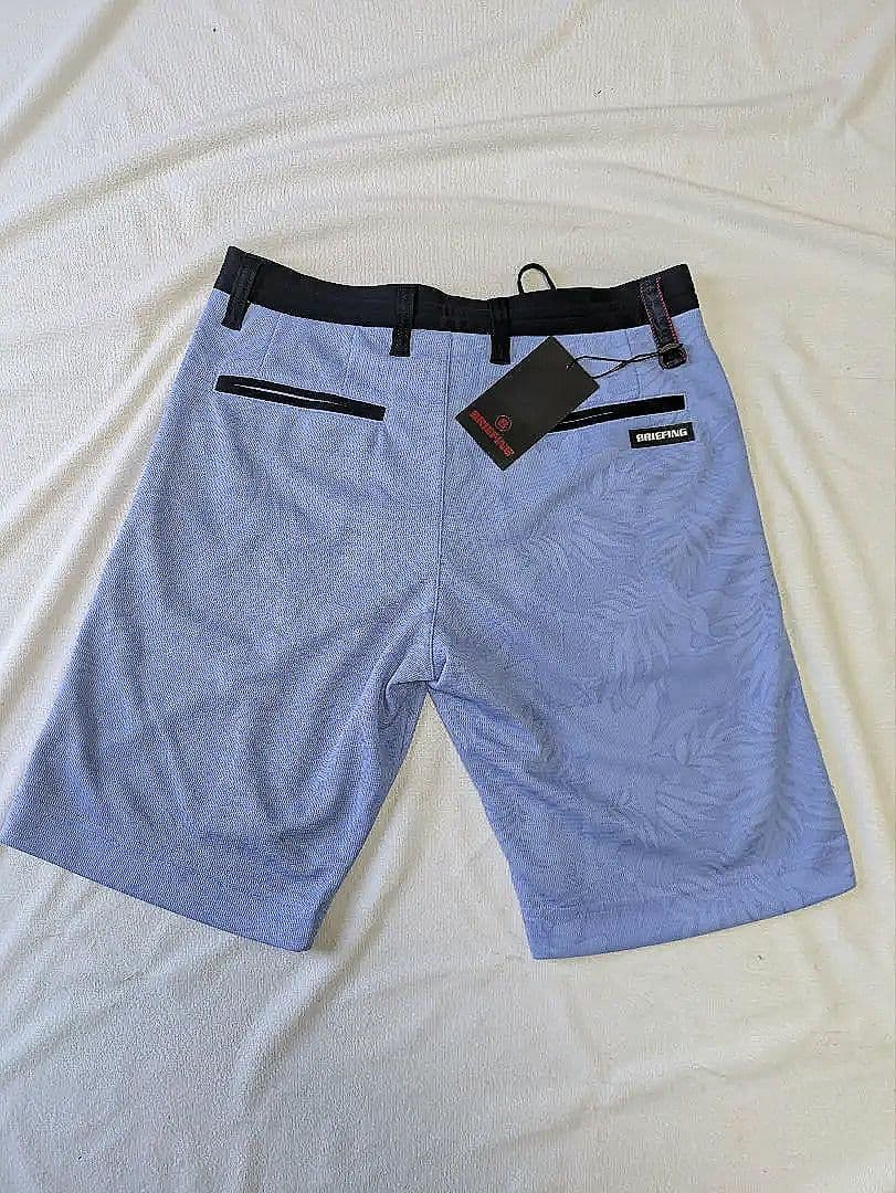 BRIEFING 新品 パターン入りショートパンツ 青 定価:25300(税込)