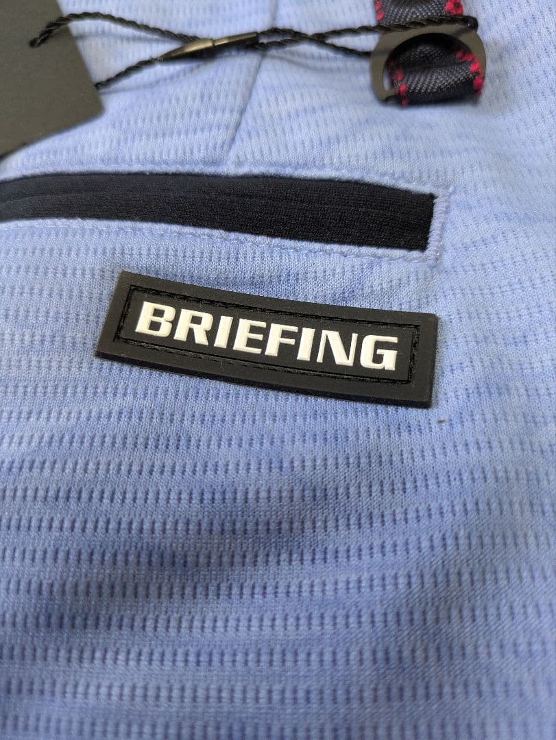 BRIEFING 新品 パターン入りショートパンツ 青 定価:25300(税込)