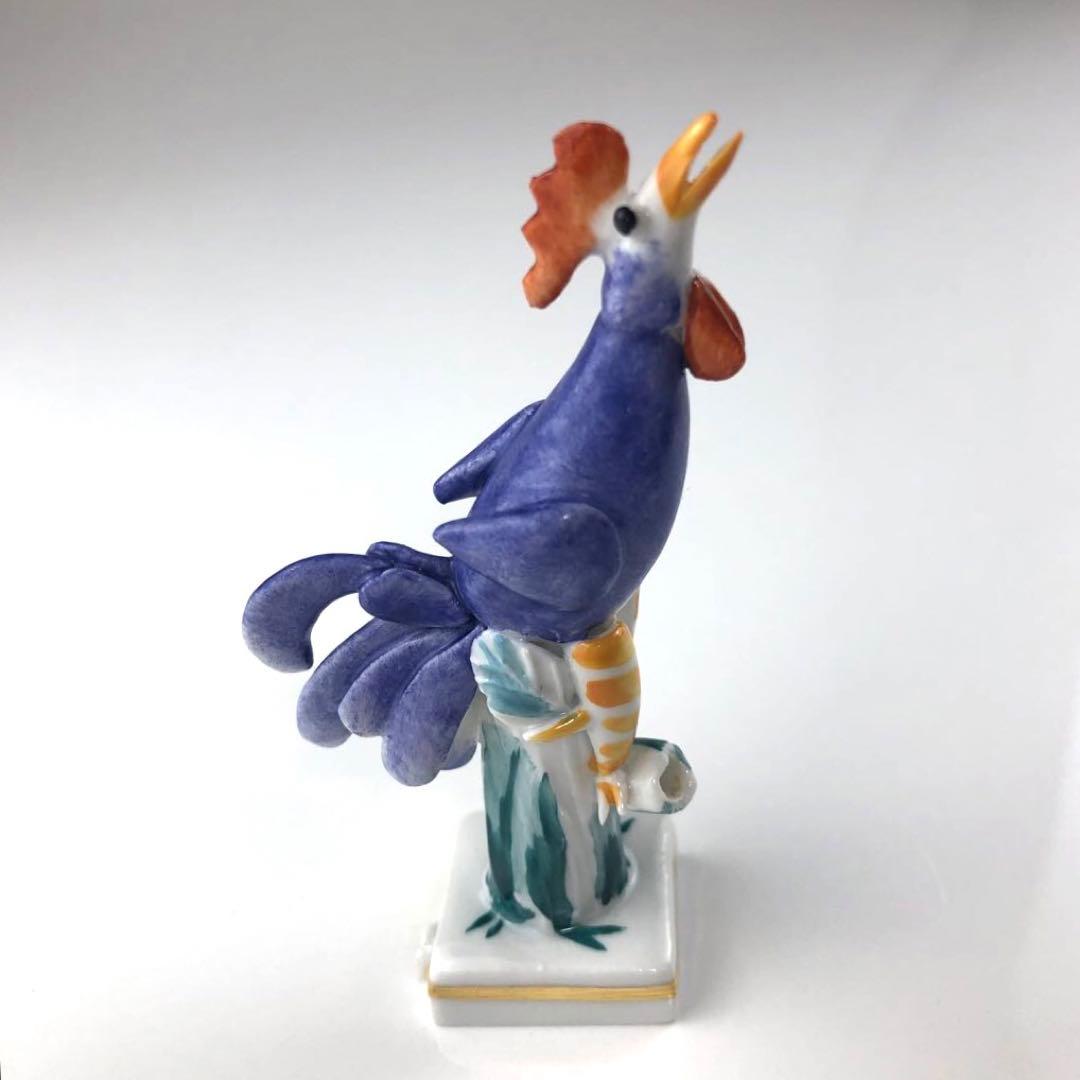 マイセン　鶏　置物　マッキー