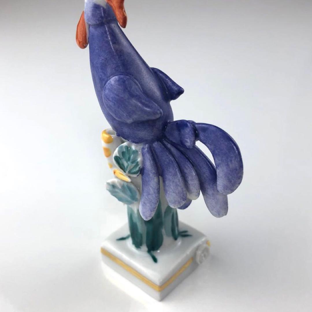 マイセン　鶏　置物　マッキー