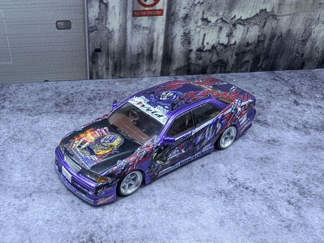 1/64 Tarmac Works トヨタ VERTEX マークII D１風